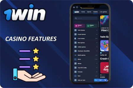 1Win Exclusive Casino Features