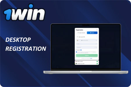 1Win Desktop Registration Guide